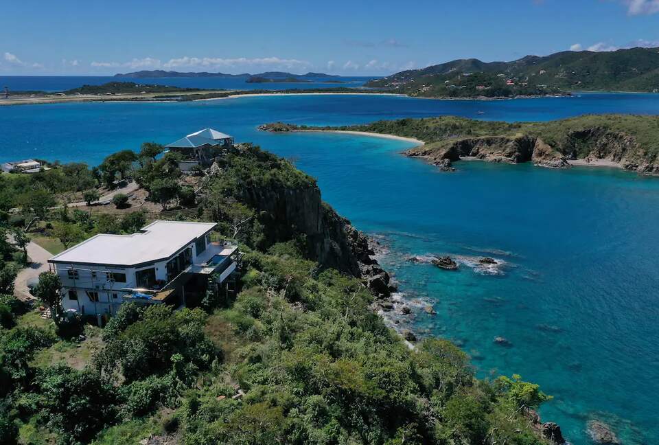 Contemporary Villa with Incredible Sea Views - Great Camanoe, Virgin Islands, British