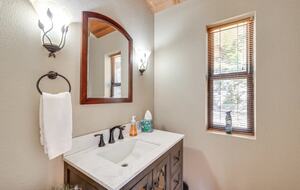 Newly remodeled powder room