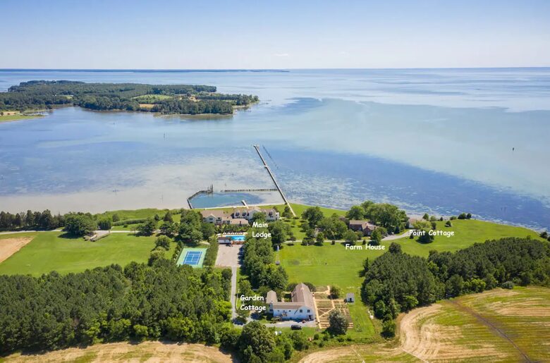 Cedar Cove Retreat | 13 Bedrooms Waterfront Estate with, Pool, Gym, and more - St. Michaels, Maryland