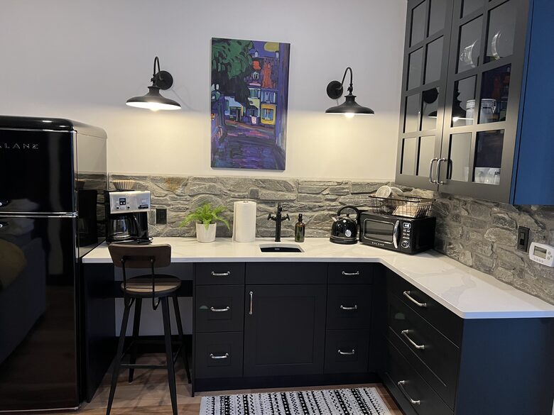 Lower level kitchen