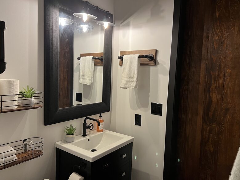 Main floor powder room