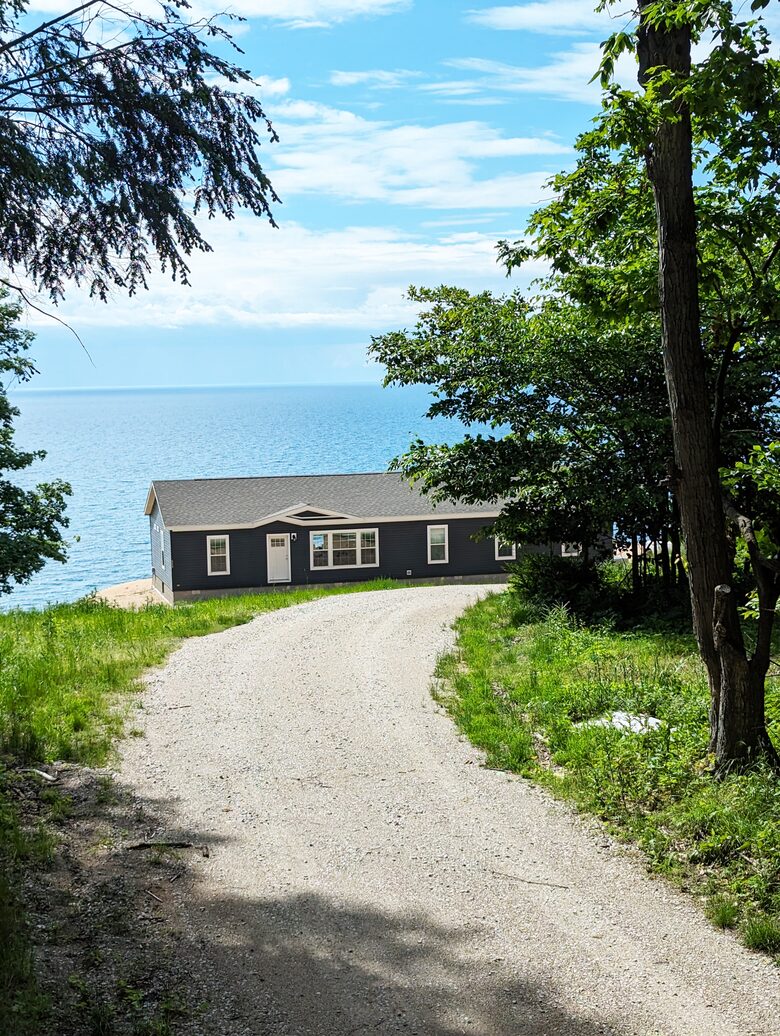 Lake Michigan Sunset Beach Home with 32 Acres to Explore - Bear Lake, Michigan