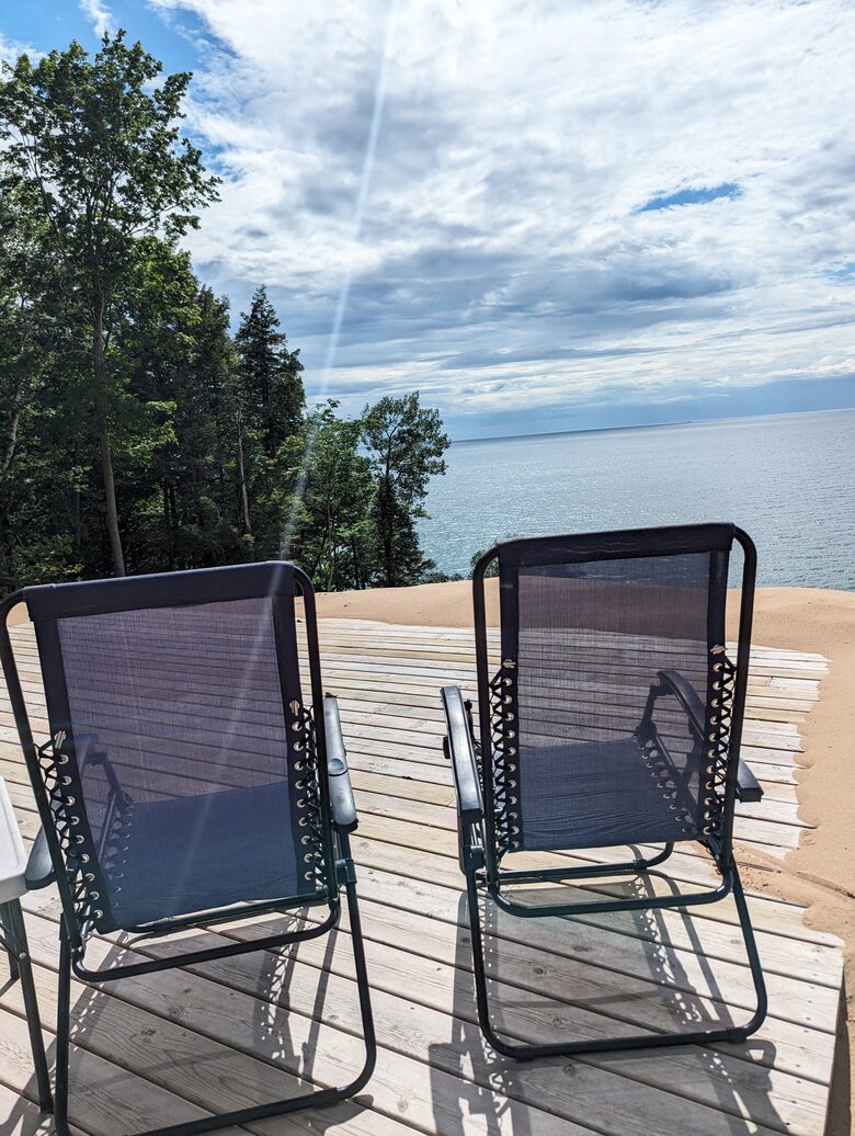 Lake Michigan Sunset Beach Home with 32 Acres to Explore - Bear Lake, Michigan