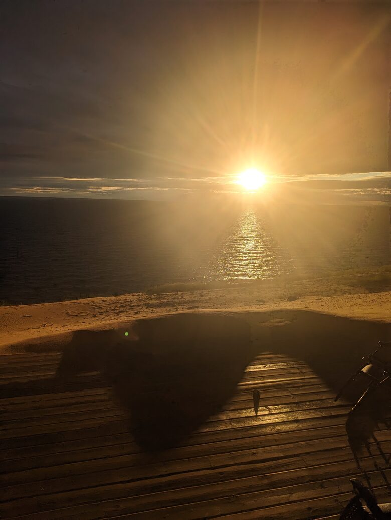 Lake Michigan Sunset Beach Home with 32 Acres to Explore - Bear Lake, Michigan