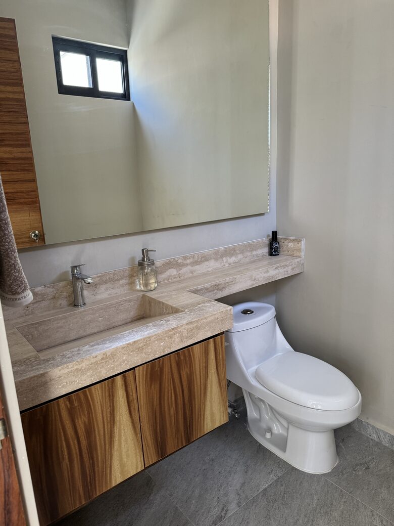 Living room bathroom