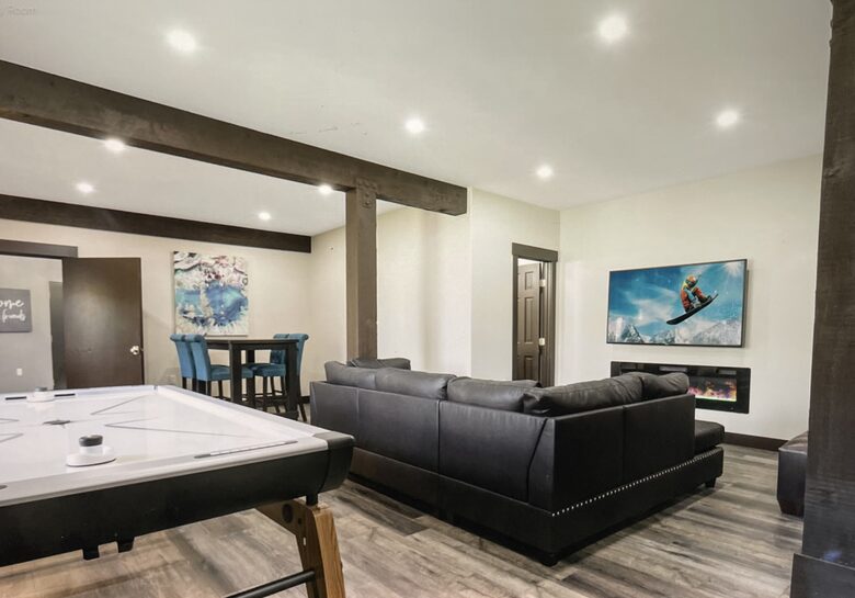 Basement living room