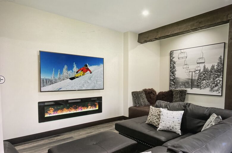 Basement living room