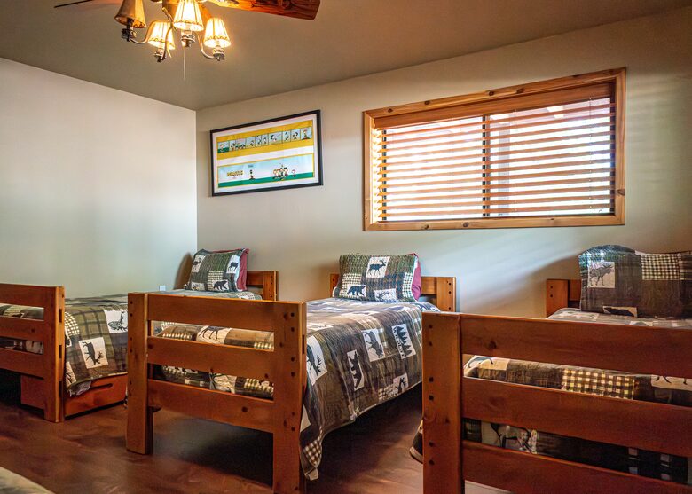 Lower Level Bedroom - 4 Twin Beds - No Ensuite
