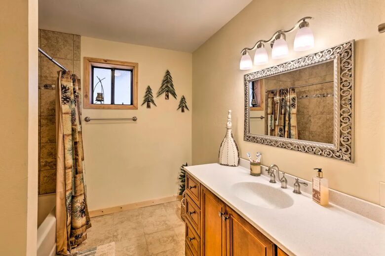 Lower Level Bathroom - Tub and Shower