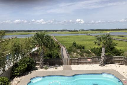 Oak Island Waterfront Vacation Home - Oak Island, North Carolina