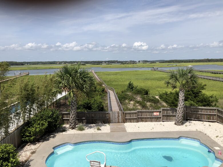 Oak Island Waterfront Vacation Home - Oak Island, North Carolina