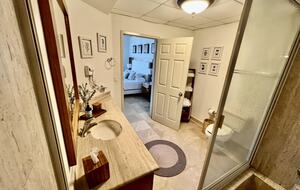 Main Bathroom with bathtub