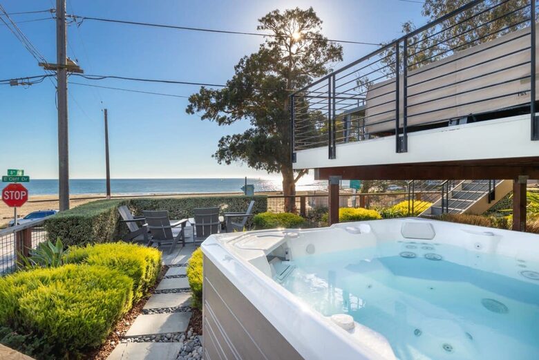 Luxury Beachfront Santa Cruz Home - Santa Cruz, California