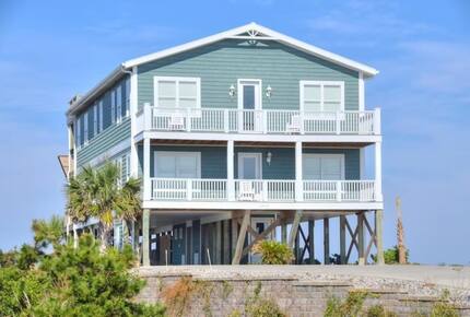 Oak Island Waterfront Vacation Home - Oak Island, North Carolina