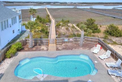 Oak Island Waterfront Vacation Home - Oak Island, North Carolina