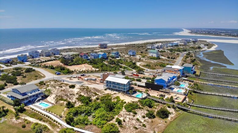 Oak Island Waterfront Vacation Home - Oak Island, North Carolina