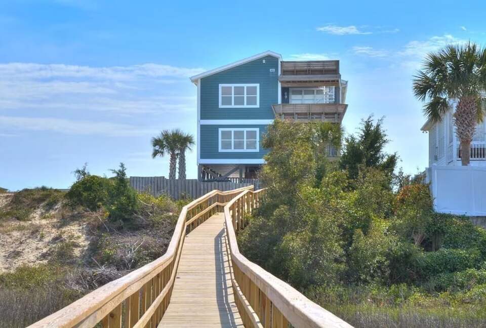 Oak Island Waterfront Vacation Home - Oak Island, North Carolina