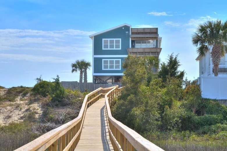 Oak Island Waterfront Vacation Home - Oak Island, North Carolina