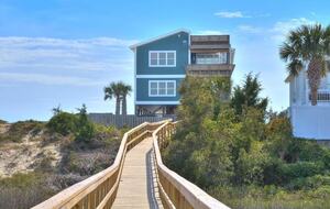 Oak Island Waterfront Vacation Home - Oak Island, North Carolina