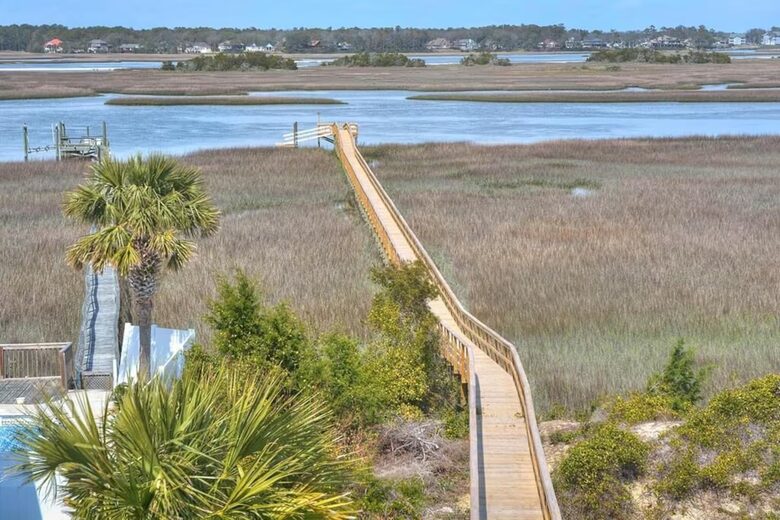Oak Island Waterfront Vacation Home - Oak Island, North Carolina