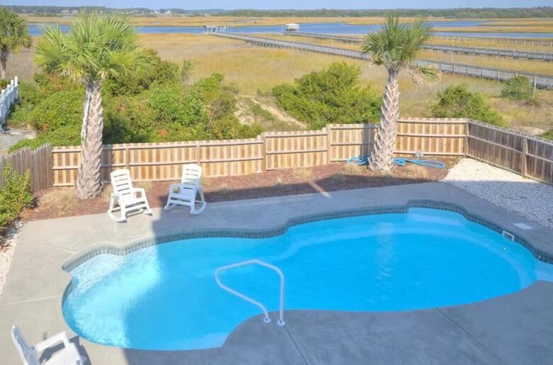 Oak Island Waterfront Vacation Home - Oak Island, North Carolina