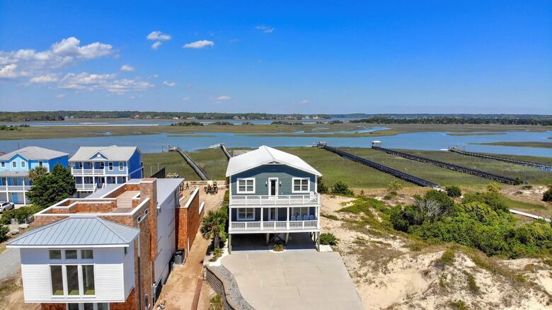 Oak Island Waterfront Vacation Home - Oak Island, North Carolina