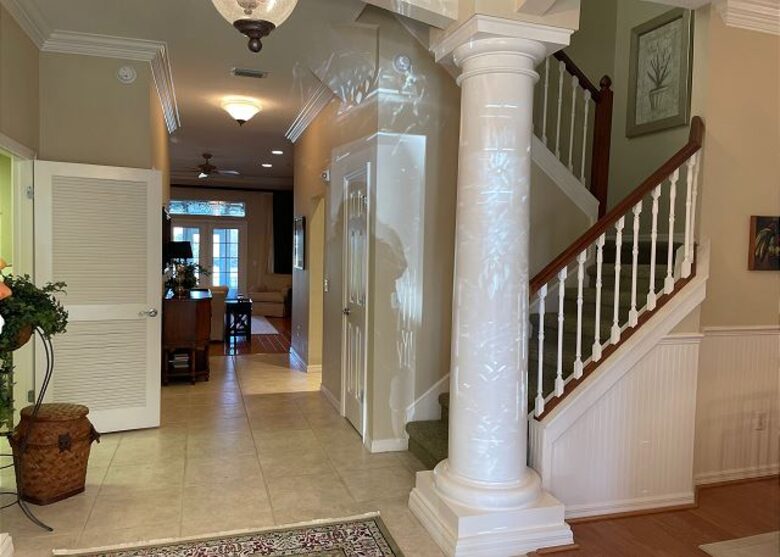 Interior entrance