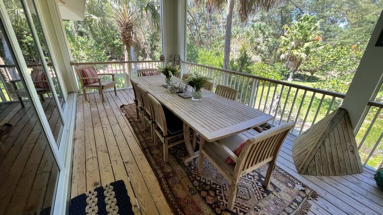 East facing dining porch
