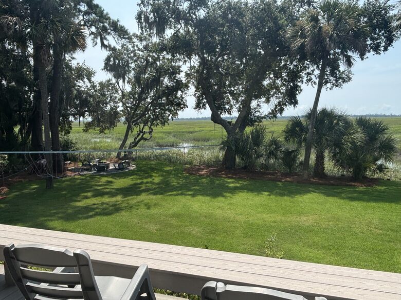 Left Backyard with Firepit