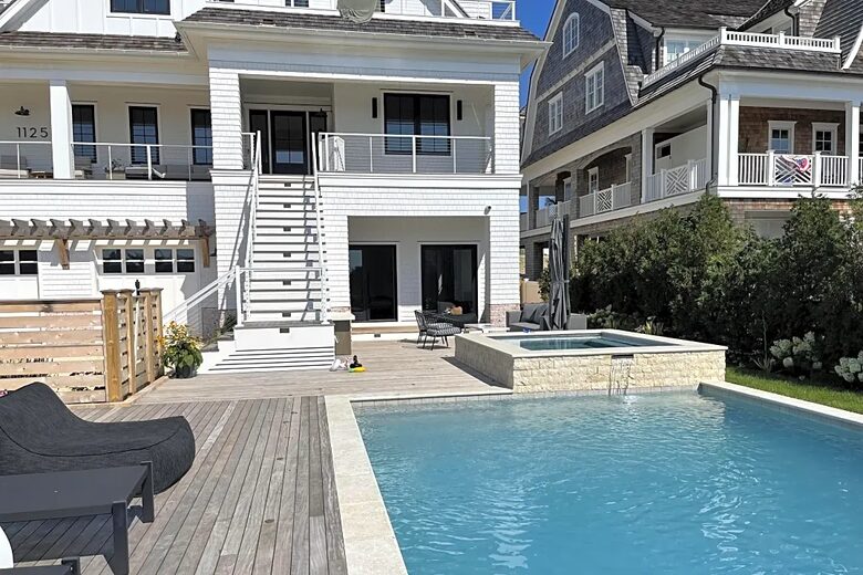Oceanfront Modern Farmhouse with Beach Access - Mantoloking, New Jersey