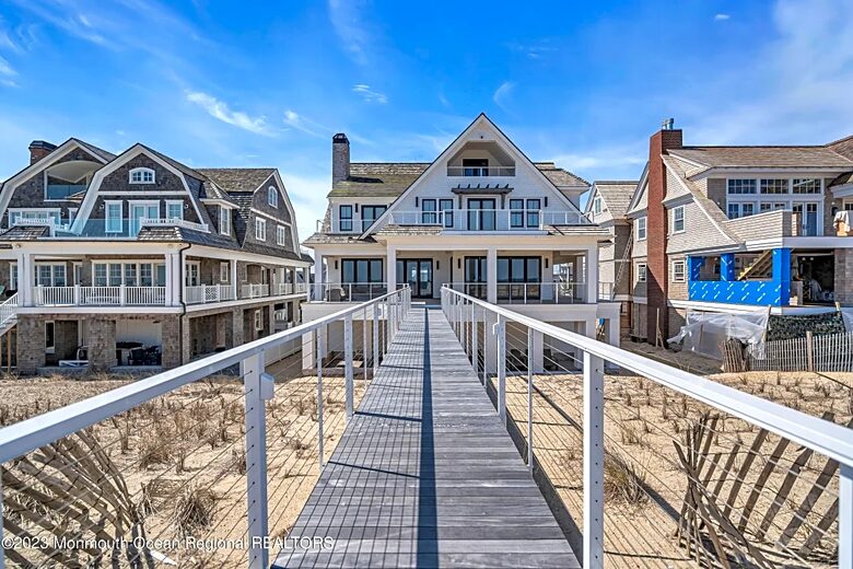 Oceanfront Modern Farmhouse with Beach Access - Mantoloking, New Jersey