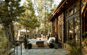 Stone and Glass House next to Yosemite National Park - Mariposa, California