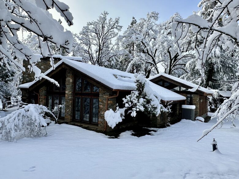 Stone and Glass House next to Yosemite National Park - Mariposa, California