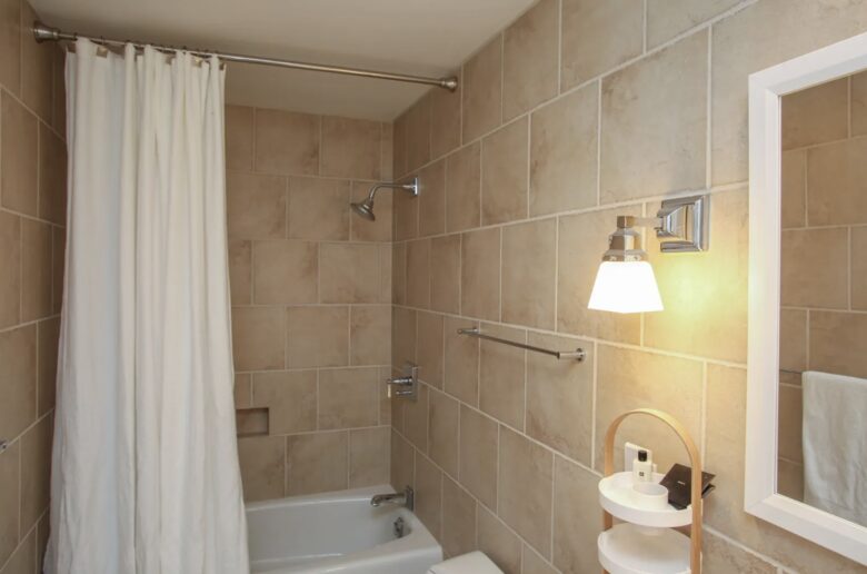 Downstairs primary bathroom