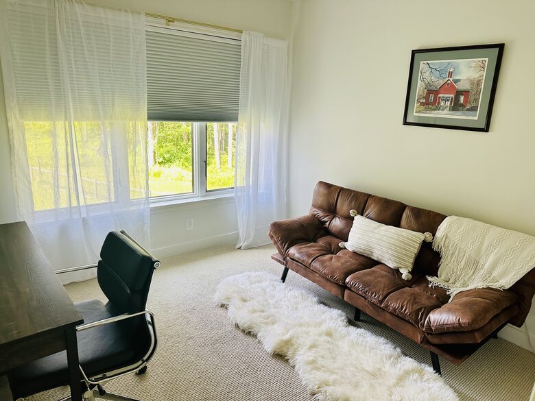 Private office with twin bed