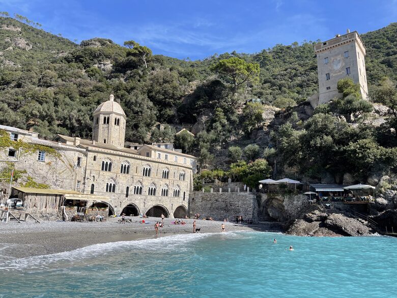 San Fruttuoso, a gem in Liguria coast close to Camogli (15min by car o