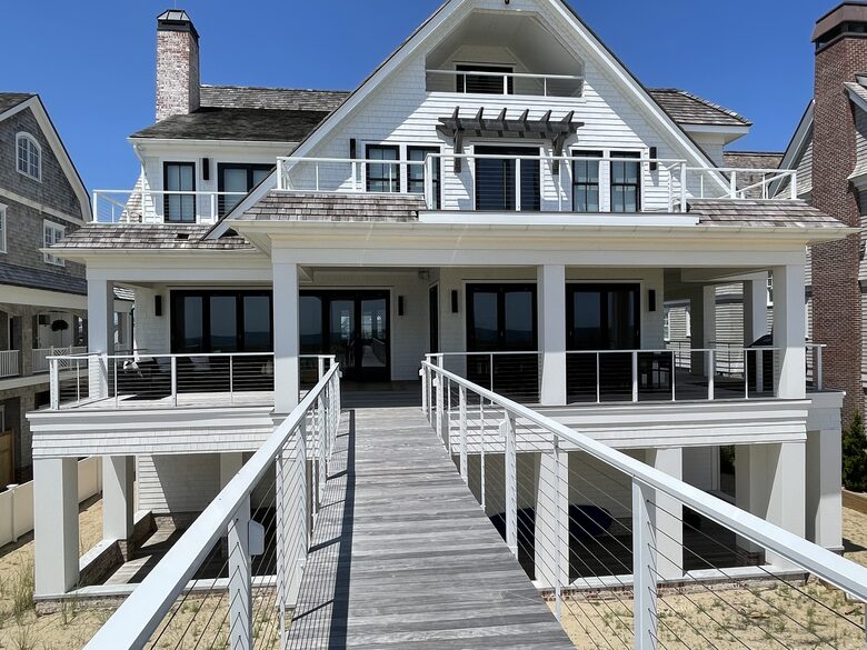 Oceanfront Modern Farmhouse with Beach Access - Mantoloking, New Jersey