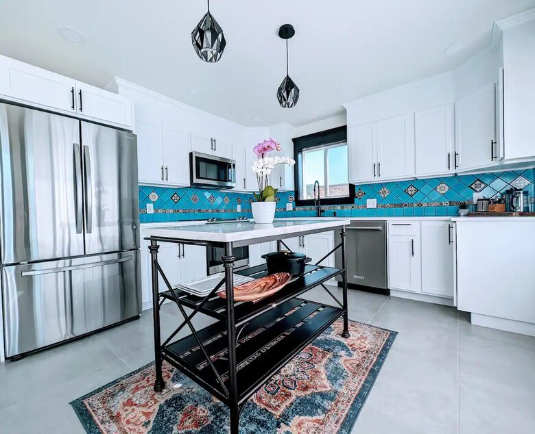 Upstairs kitchen