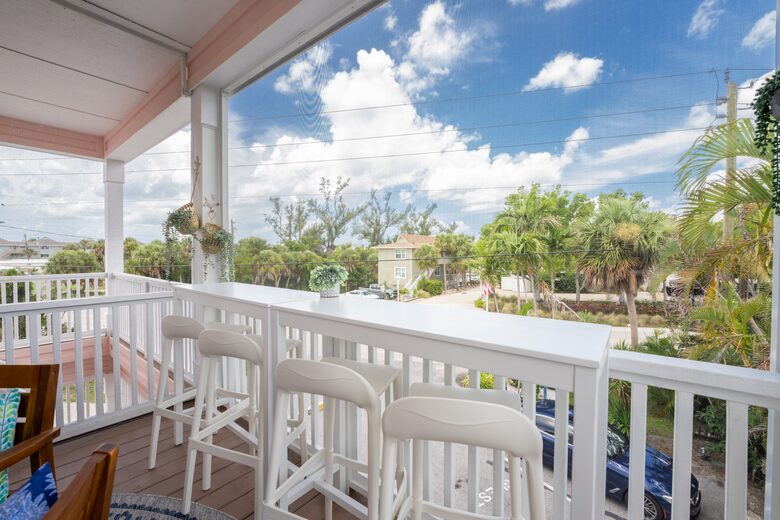 Bar Seating to People Watch on N Beach Rd