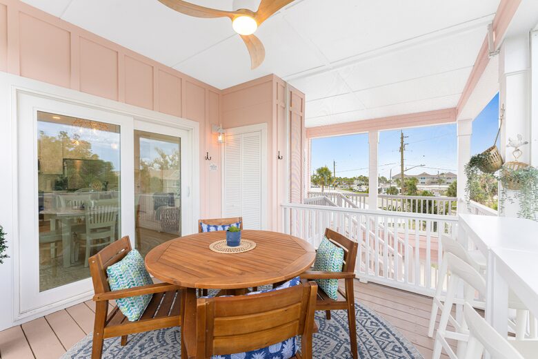 Outdoor Patio Overlooking N Beach Rd