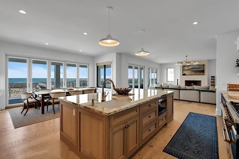 Oceanfront Modern Farmhouse with Beach Access - Mantoloking, New Jersey