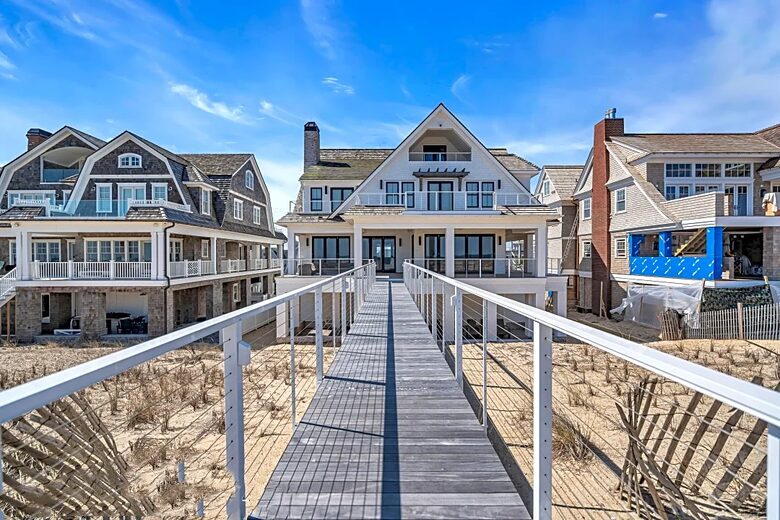Oceanfront Modern Farmhouse with Beach Access - Mantoloking, New Jersey