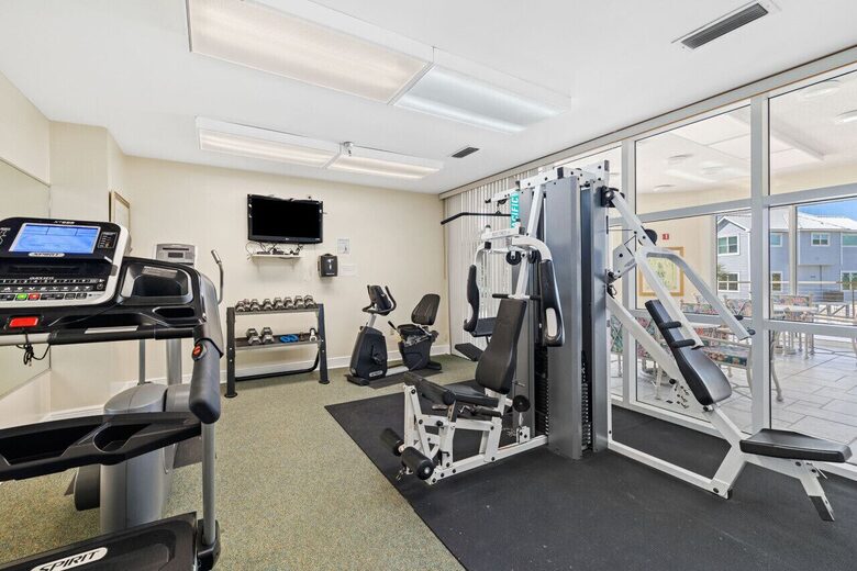Fitness room for guests