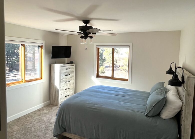 Upstairs queen bedroom