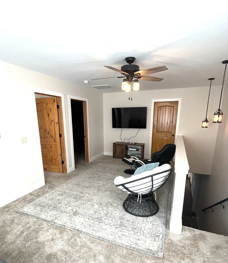 Upstairs loft area