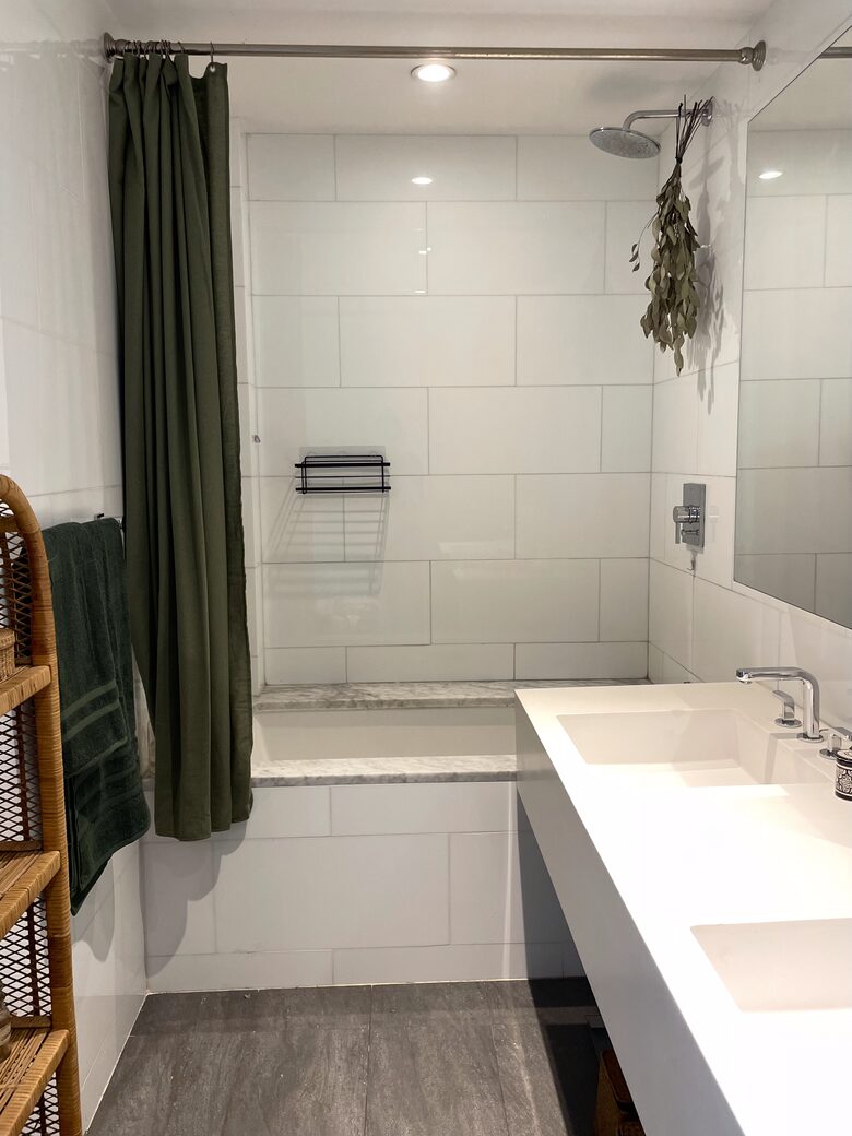 Master Bathroom with bathtub