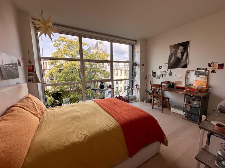 Secondary Bedroom with courtyard view