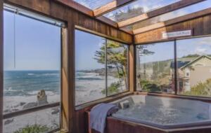 Oceanfront w/ sweeping views, decks, hot tub and dog friendly! Gualala/ Sea Ranch - Gualala, California