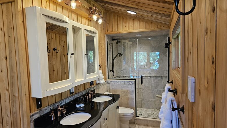 Master Bath Vanity and Shower