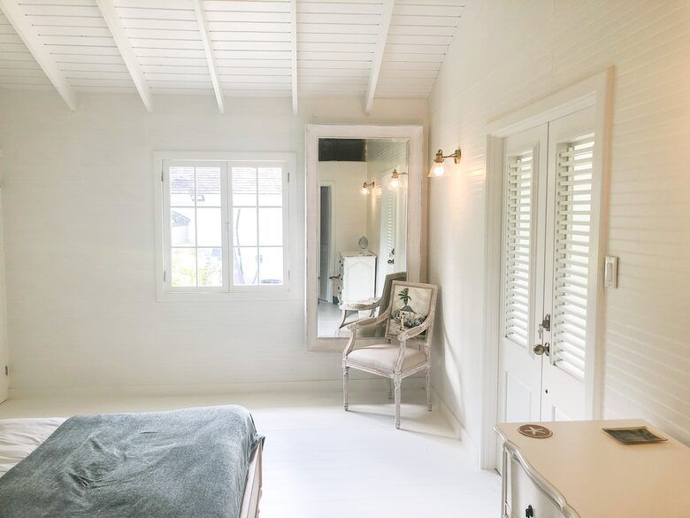 Cottage master bedroom